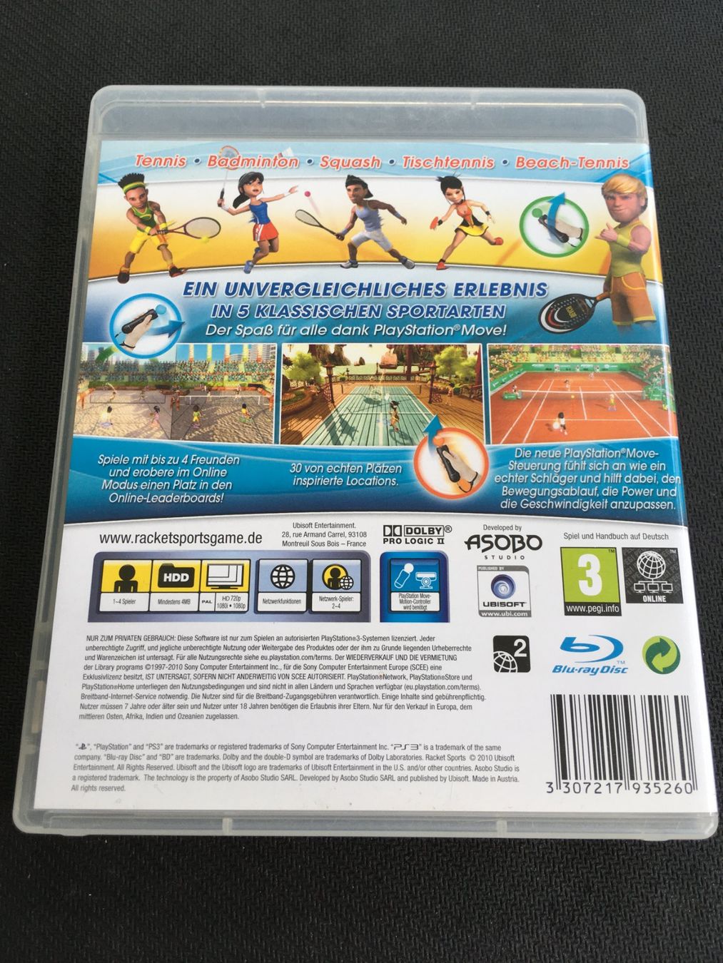Sony Giochi: Racket Sports - Playstation 3 / PS3 – Usato da St.Gallen venduto da sjosjo 1