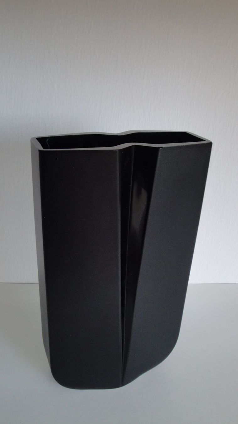 Riedel Vasen & Gefässe: Vase Glas schwarz matt, Peill – Neu (gemäss Beschreibung) aus Jona von tischline