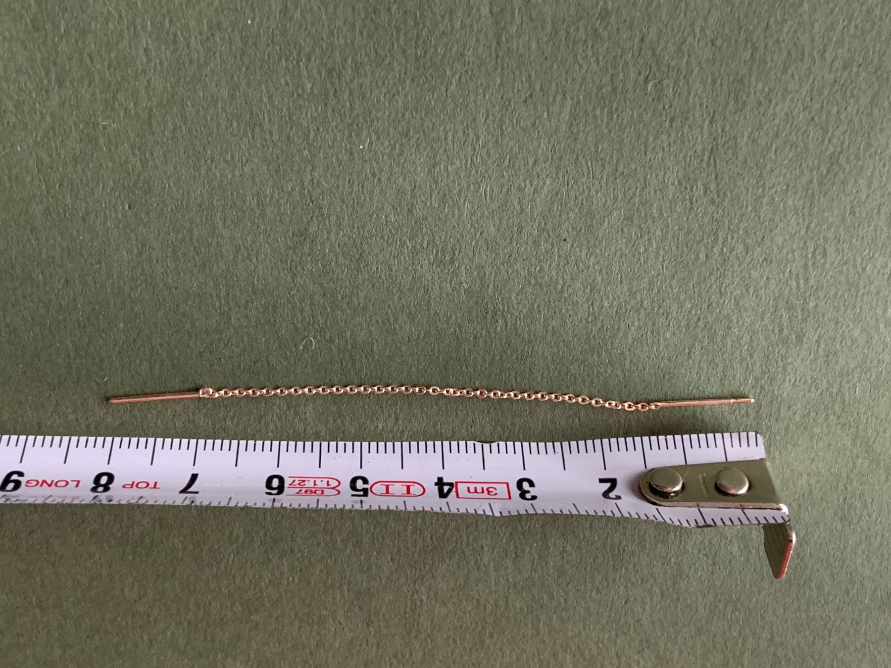 Orecchini pendenti & Orecchini a lobo: Faden-Ohrenringe pro Stk (8-9cm lang) – Usato da Laufen venduto da Bellebellezza 4
