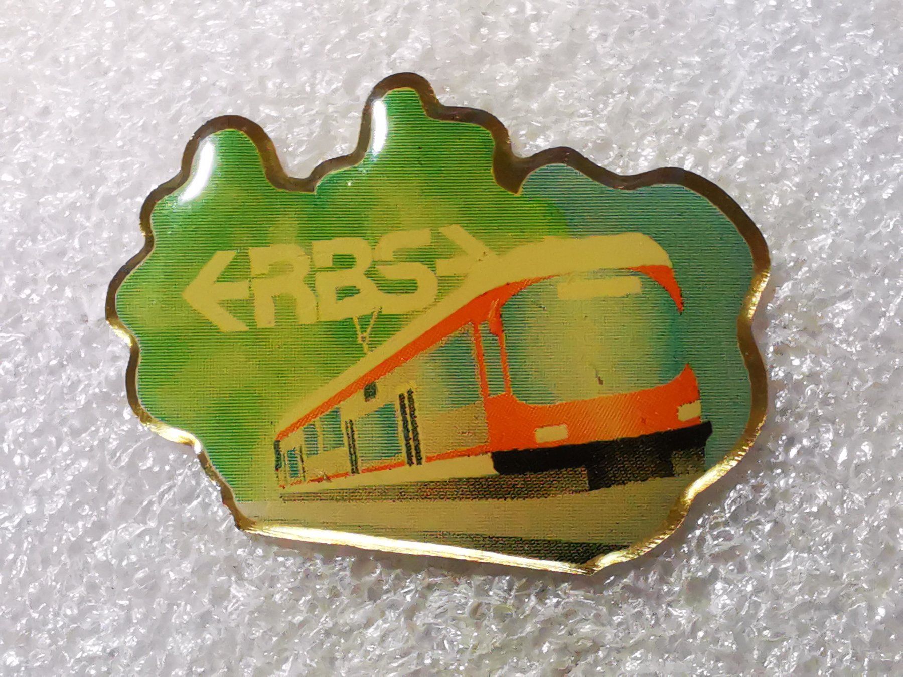 Placchette & Badge: Ansteckpin 69: Eisenbahn RBS – Usato da Oppligen venduto da Pin-Fall-Shop
