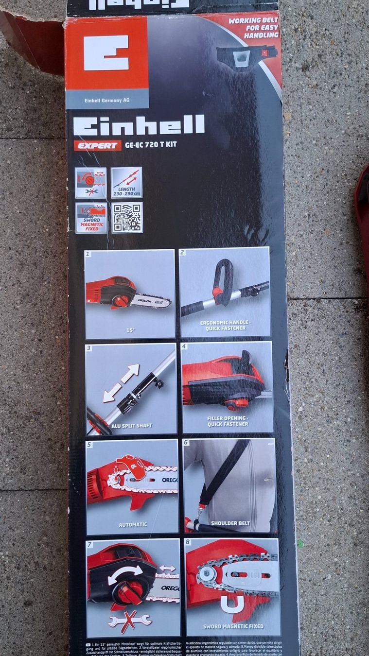 Einhell Seghe: Einhell Elektro-Hochentaster  GE-EC 720 T Kit – Usato da Henggart venduto da Alwin8 6