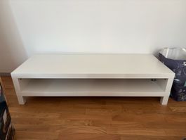 LACK TV bench white 160x35x36 cm used