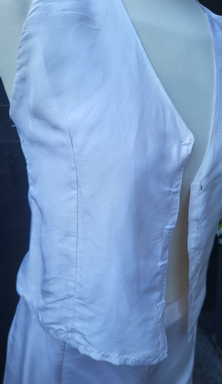 Gonne: Jupe &Gilet  blanche – Nuovo (secondo la descrizione) da Fribourg venduto da VictoriaShop7 3