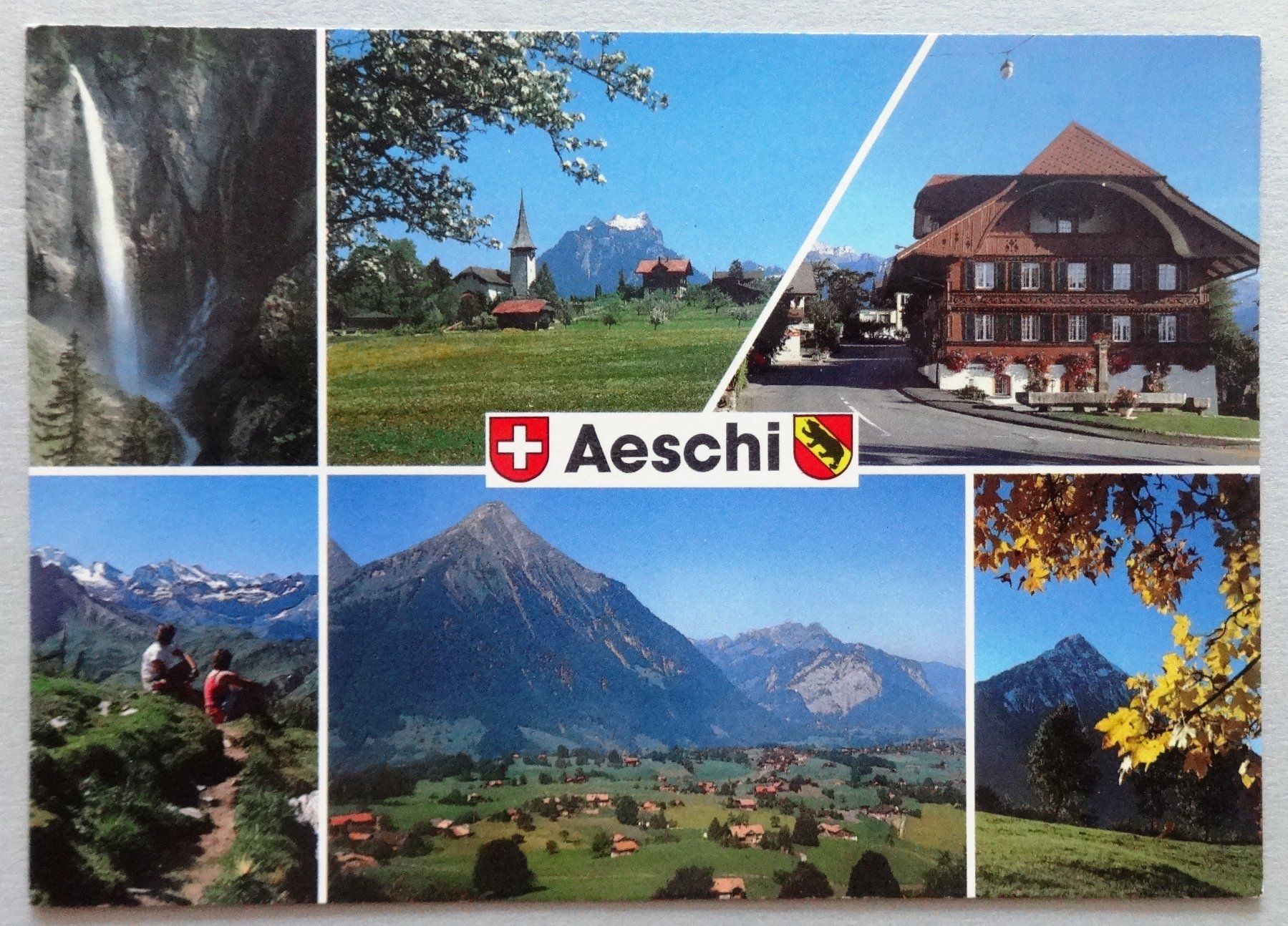 Ansichtskarten: Aeschi – Gebraucht aus Fétigny von Billy2miny