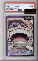 ONE PIECE OP09 Monkey.D.Luffy (OP09-061) (V.2) PSA10 (EN)
