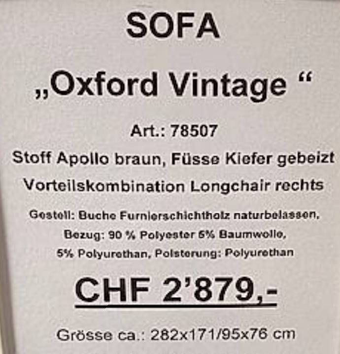 Kare Divani: Chesterfield Ecksofa von Kare – Usato da Schlieren venduto da Obtain 2