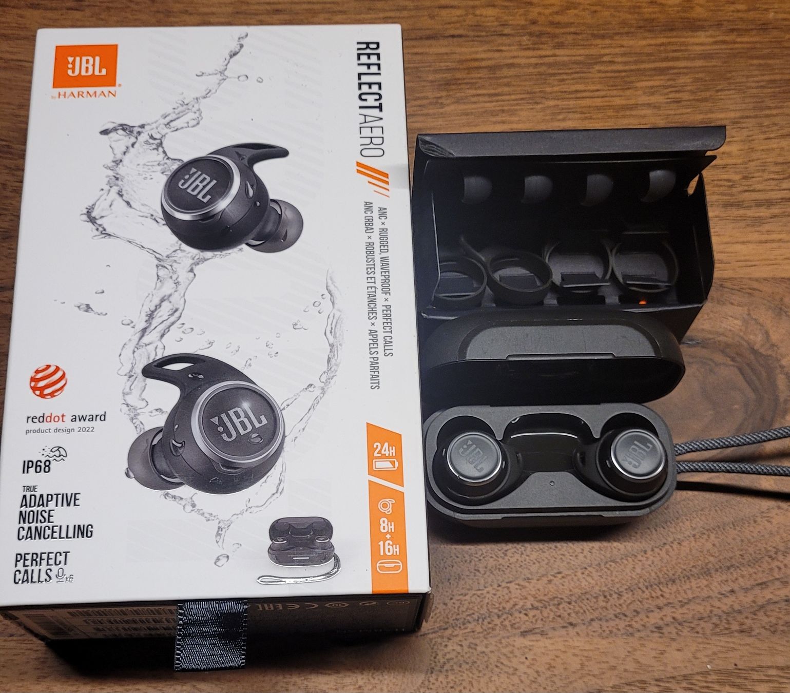 JBL Cuffie: JBL Reflect Aero Noise Cancelling Kopfhörer – Usato da Stans venduto da vonmsa 1