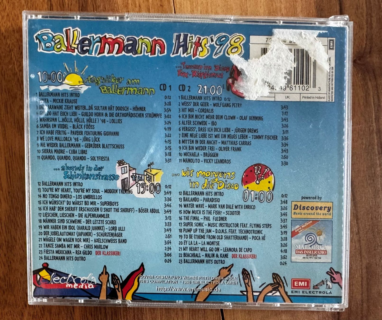 CD: Ballermann Hits 98 & 99 CD Alben – Usato da Dällikon venduto da Arkana_23 1