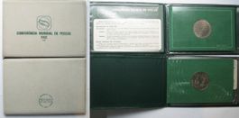 PORTUGAL 250 Escudos 1984 FAO FISCHEREIKONFERENZ im Folder