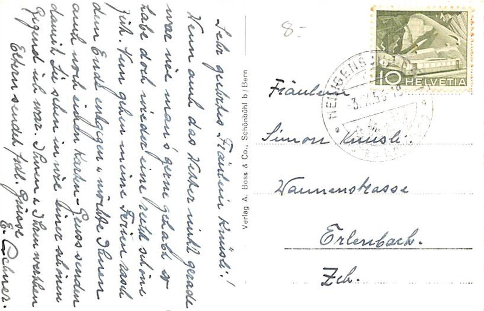 Cartes postales: Haltenegg ob Thun, Hotel Pension – D'occasion à Ottikon b.Kemptth. par Neptun1974 1