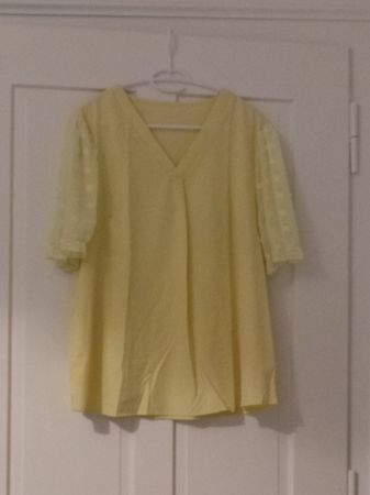 Sommerliches T-Shirt gelb 3XL