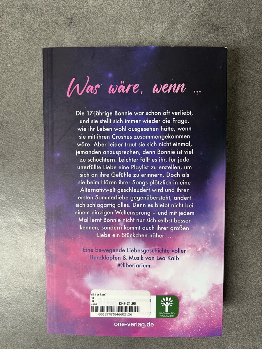 Bücher: Jugendbuch “could it be love” – Neu und originalverpackt aus Wohlen b. Bern von Beppe99 2
