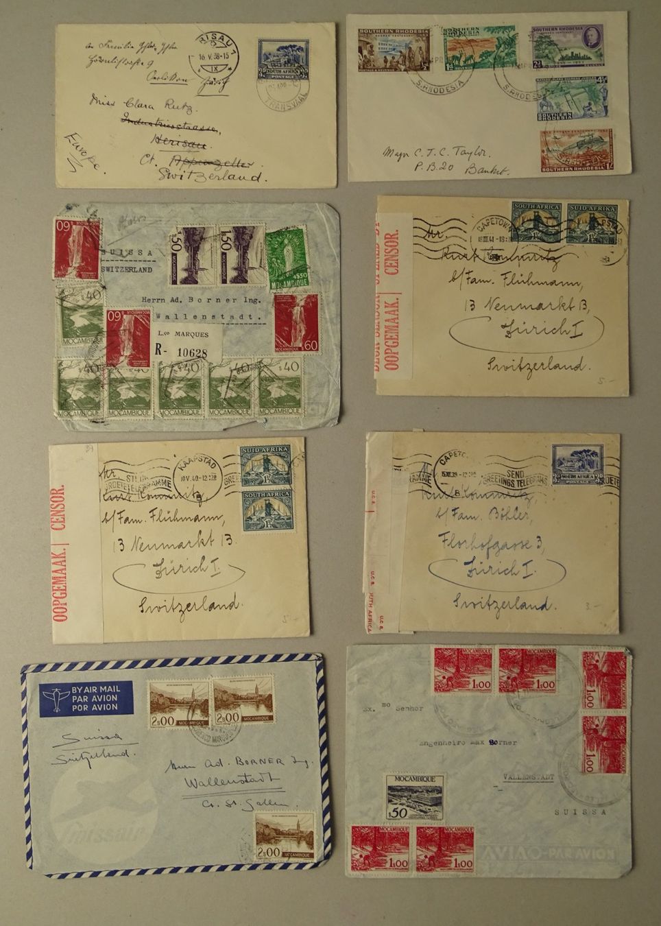 Tous les timbres: AFRIKA, 27 ÄLTERE BRIEFE/KARTEN – D'occasion à Grüningen par Kartensammler 1