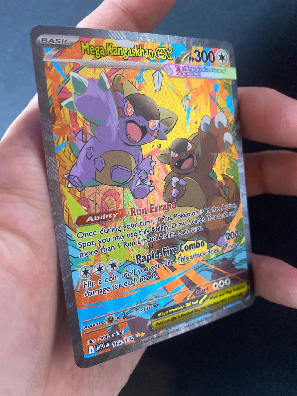 Pokémon Carte collezionabili: Mega Kangaskhan ex 182 - Mega Kangama - Mega Evolution - EN – Nuovo (secondo la descrizione) da Hausen AG venduto da Shrade 1