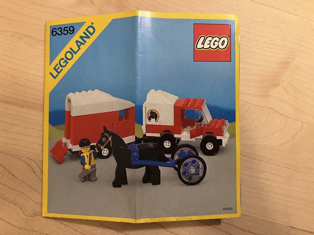 Spielzeuge: Lego Vintage 6359 Pferdeanhänger – Gebraucht aus Zürich von Voerny 2