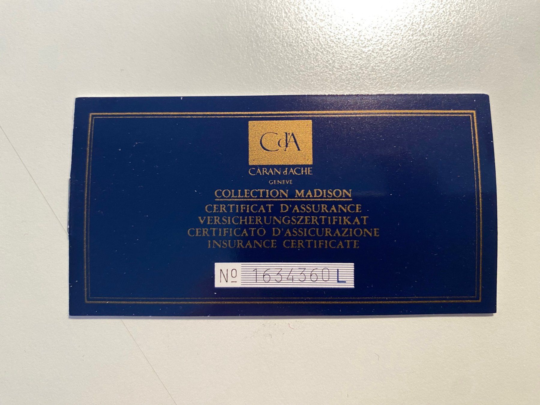 Caran D'Ache Penna & Evidenziatori: Schreiber CARAN d'ACHE "Collection Madison" – Nuovo e nell'imballaggio originale da Emmetten venduto da 2006brunoh 4