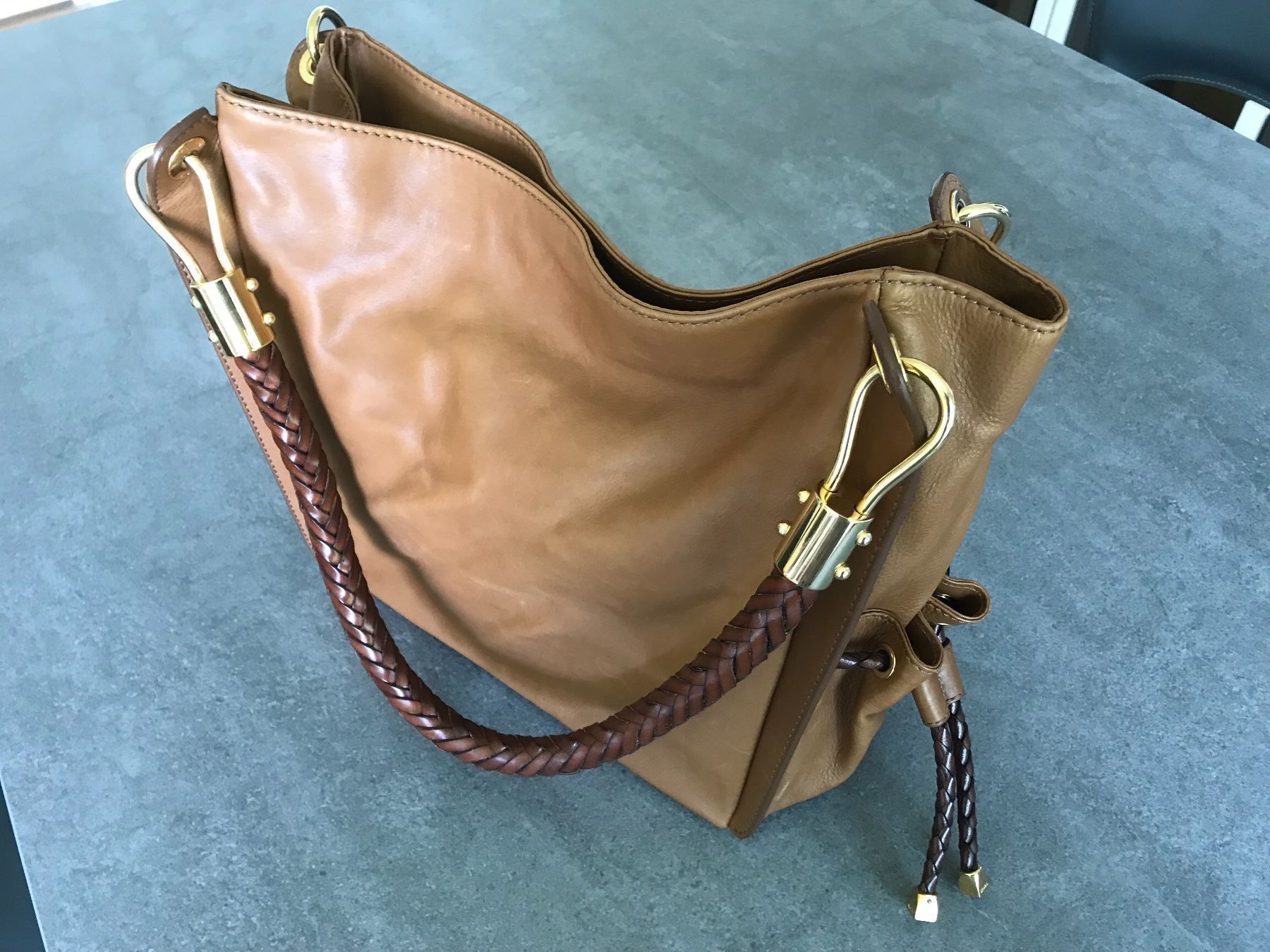 Michael Kors Borse da donna: Michael Kors - sac à main en cuir couleur Camel – Nuovo (secondo la descrizione) da Locarno venduto da Michel840211 1