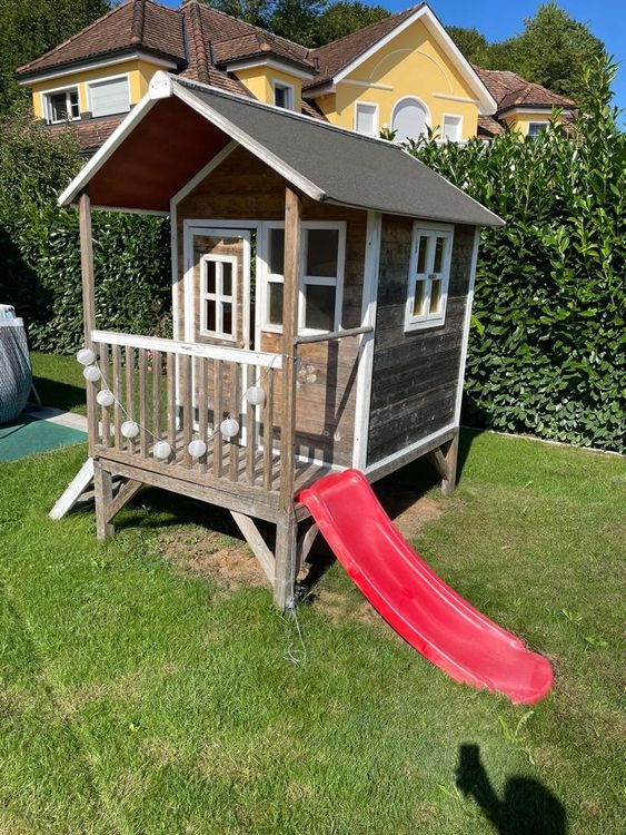Kinderspielhaus aus Holz Kaufen auf Ricardo