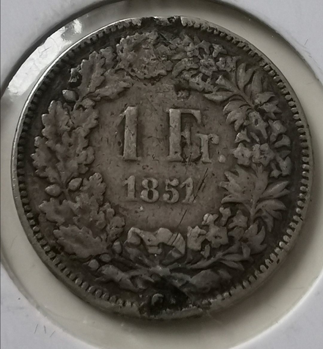 Tutti le monete: 1 Franken 1851 Silber – Usato da Zürich venduto da turbopuz