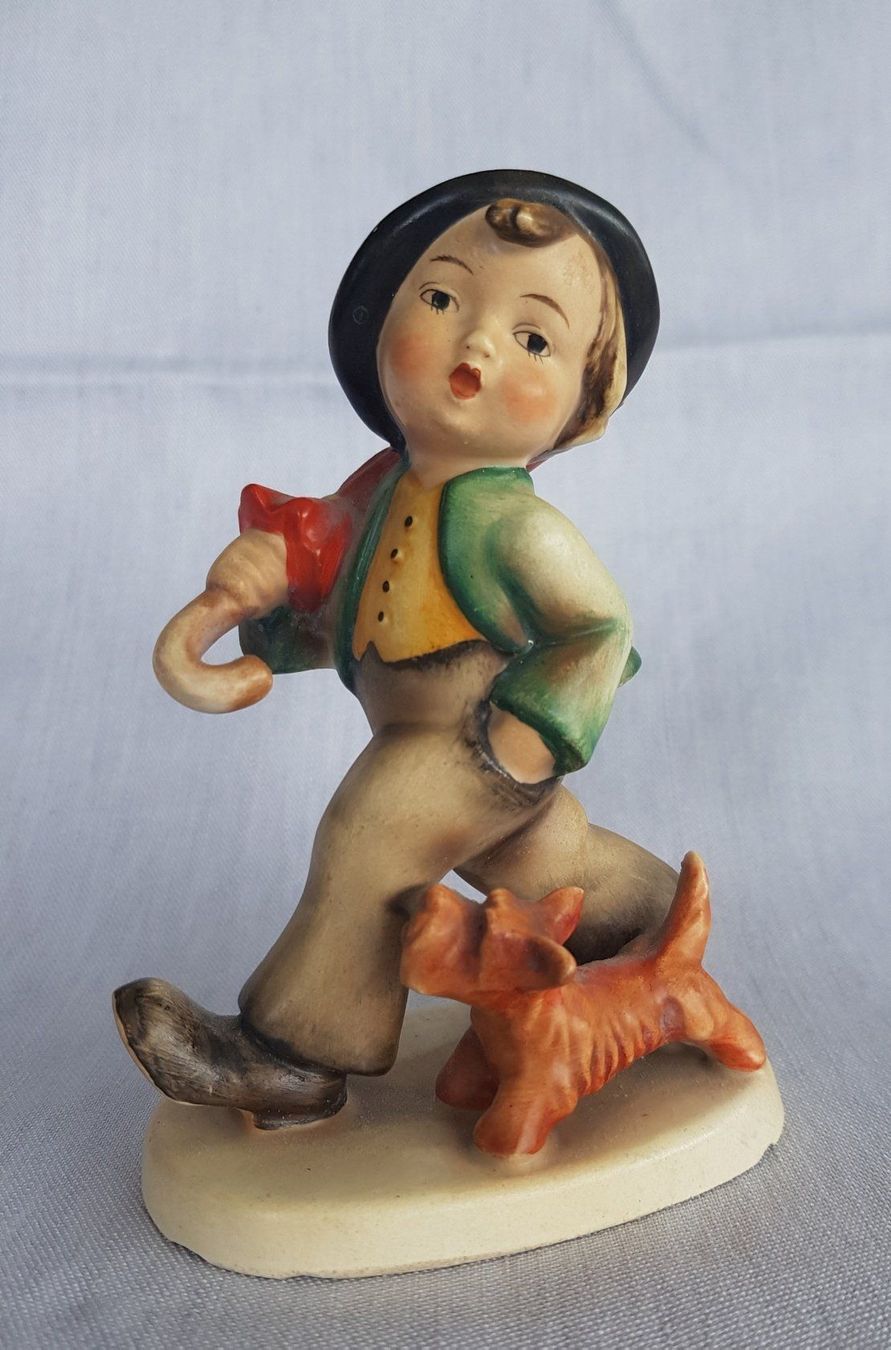 Hummel Figuren: Original Hummel " Wanderbub mit Hund" Arthur Möller 1935 – Gebraucht aus Horw von Kunstreich7 3