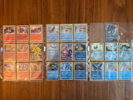 Pokémon Karten Konvolut 2021/22 / Sammlung ca. 160 Stk.