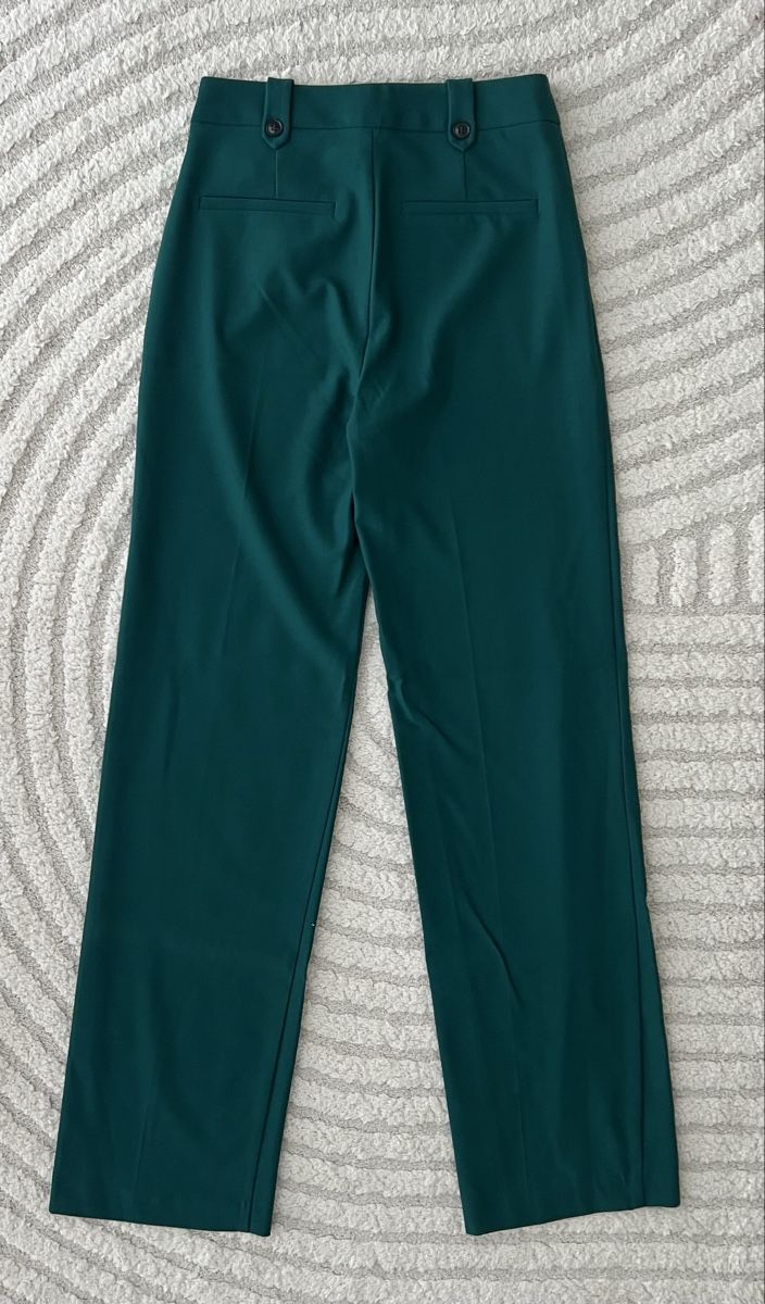 Pull&Bear Hosen: Stoffhose Pull&Bear dunkelgrün Grösse S – Neu und originalverpackt aus Spreitenbach von sah_9glw 1