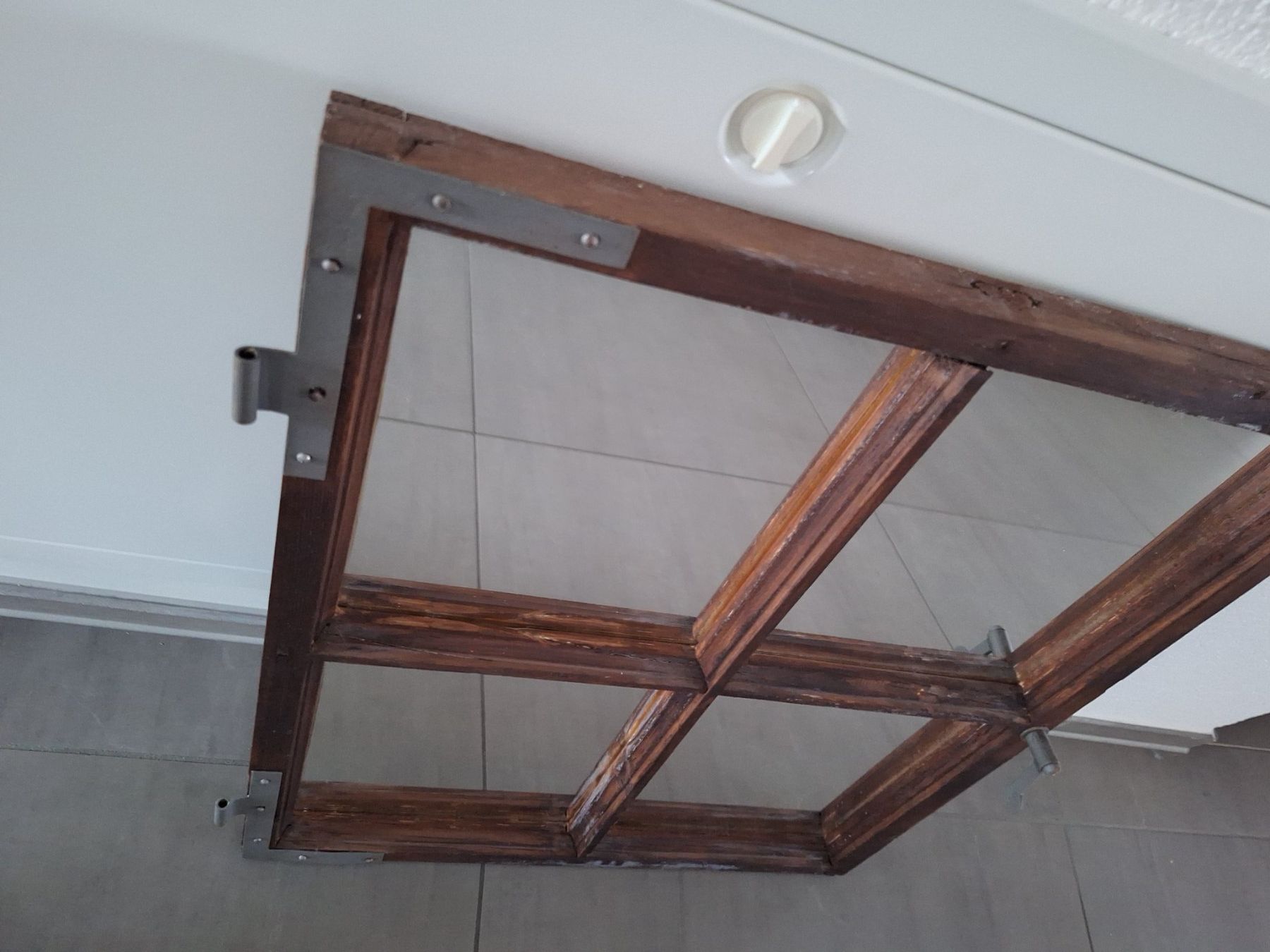Spiegel: Antiker Fensterrahmen mit Spiegeln – Gebraucht aus Märstetten von activemember 1