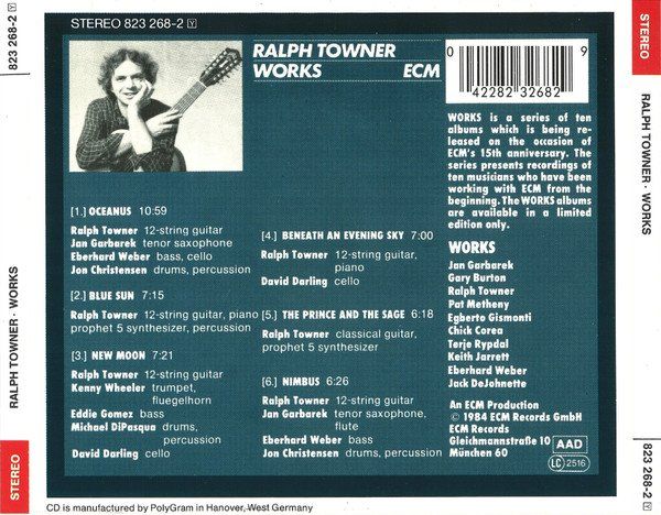 CDs: CD Ralph Towner - Works (1984) – Gebraucht aus Möriken AG von mineralia 1