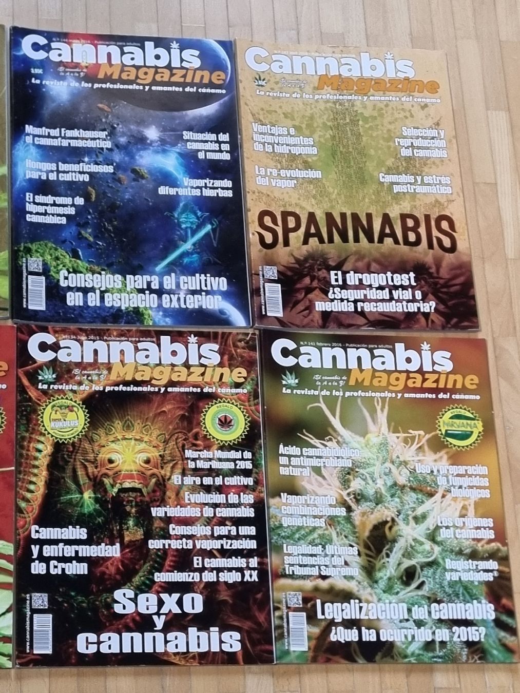 Zeitschriften & Magazine: Hanf Magazine Spanisch, 6 Stk. Cannabis Info – Gebraucht aus Winterthur von Belzarek 2