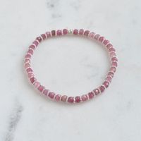 Armband Silber 925 & rosa Turmalin (14509)