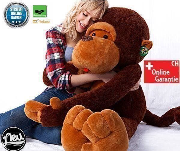 Giocattoli: Riesen Plüsch Affe Monkey 130cm Geschenk – Nuovo e nell'imballaggio originale da Visp venduto da zbotschi 2