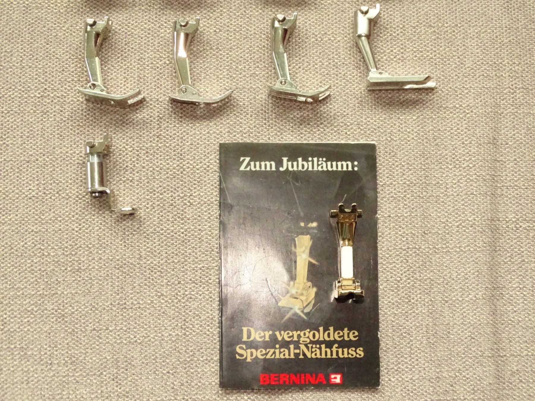 Bernina Macchine da cucire: 14 Nähfüsse Original Bernina – Usato da Hirzel venduto da Musicman03 2
