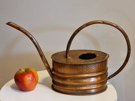 Antike Kupfer Giesskanne um 1900