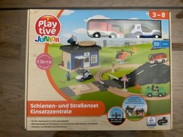 Playtive Junior Schienen- und Strassen-Einsatzzentrale neu