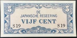 Netherlands East Indies 5 Cents (1942) - non circ./unz