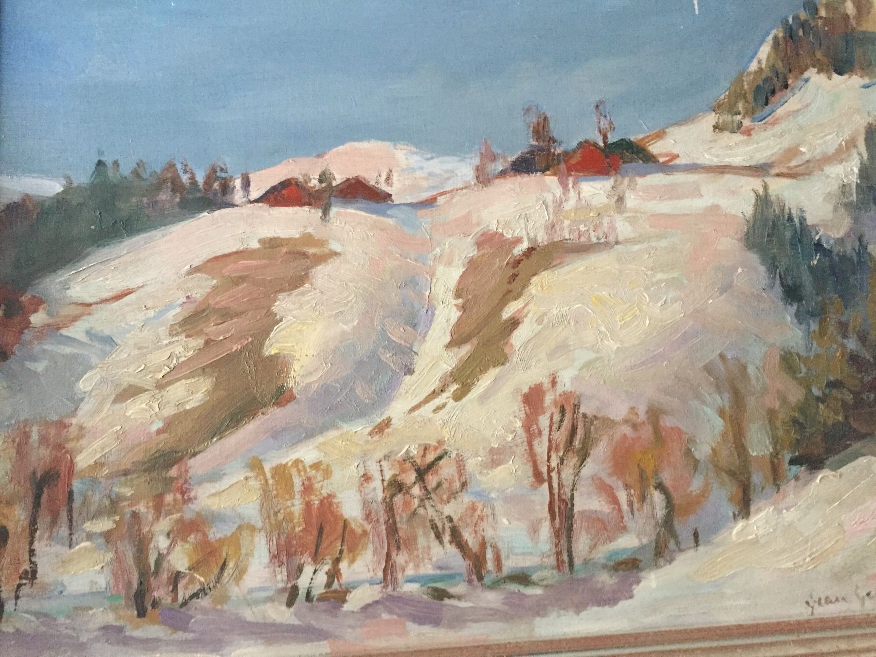 Dipinti: Oelbild Germain Jean – Usato da Zürich venduto da kevin1977