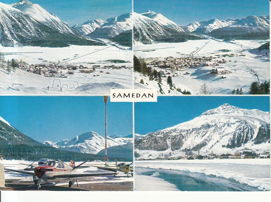 Cartoline postali: Samedan 1973 – Usato da Bürglen TG venduto da StampGraf