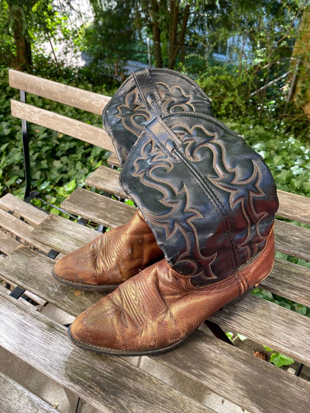 Herrenschuhe: Original gebrauchte Cowboy Stiefel Leder Diverse Grössen – Gebraucht aus Zürich von Pyramid1 7