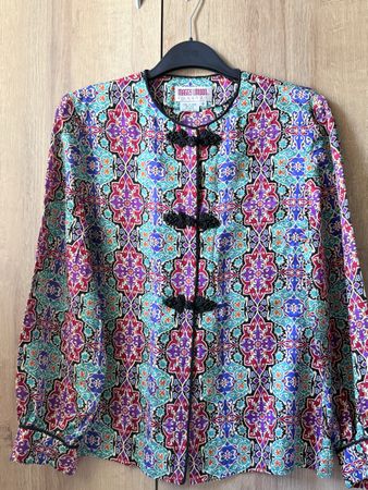 Blouse vintage en soie Maggy London