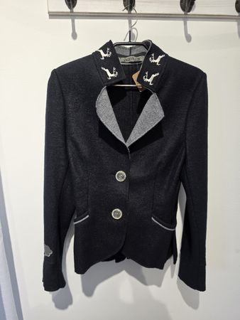 Angiemiller Trachtenjacke Merino schwarz Grösse S neu