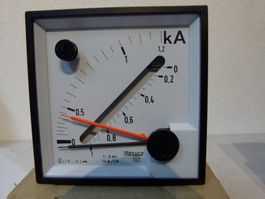 Ampermeter 1kA/5A 96x96mm