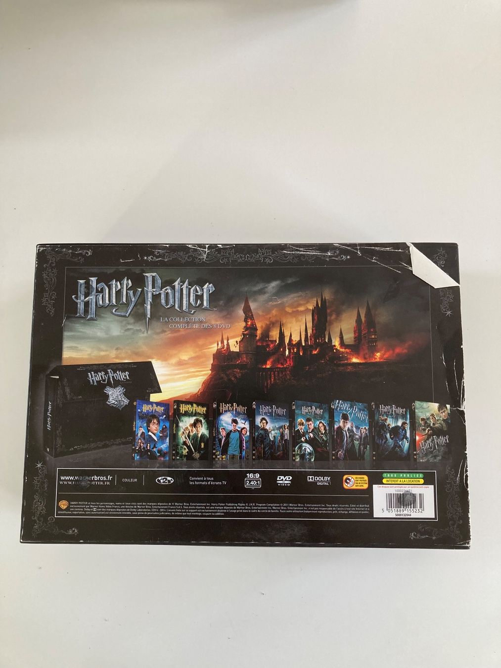 Tutti i DVDs: Coffret DVD Harry Potter La Collection Complète 8 films – Usato da Bassecourt venduto da CALUMET-X 1
