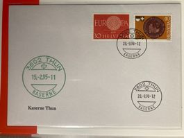 Schweiz 1998 Feldpostbrief Kaserne Thun