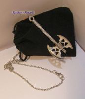NEUE silberne Halskette mit Gimlis Axt zu Herr der Ringe
