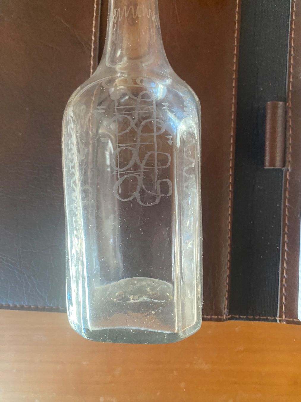 Bottiglie: 1831 Taufflasche, H= 21cm – Usato da Langendorf venduto da Antik-Samariter 2