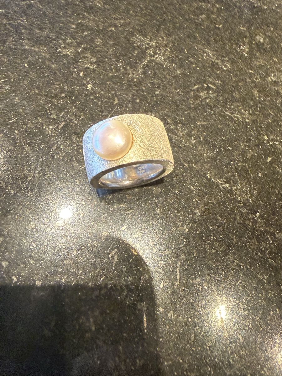 Ringe: Damenring, 925er Silber mit echter Süsswasserperle – Neu (gemäss Beschreibung) aus Winterthur von Bacca_3 1