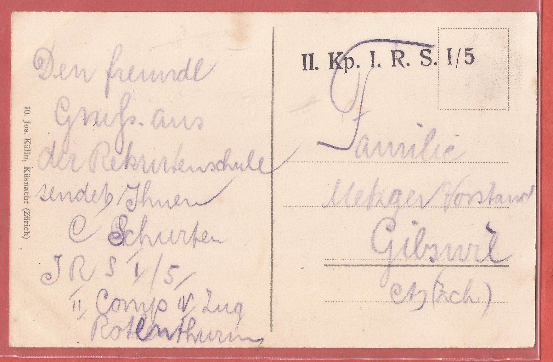 Cartes postales: Rothenthurm - ca. 1915 – D'occasion à Fislisbach par Porano 1