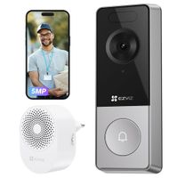 5MP WLAN Video Türklingel mit Akku und Gong, Neu
