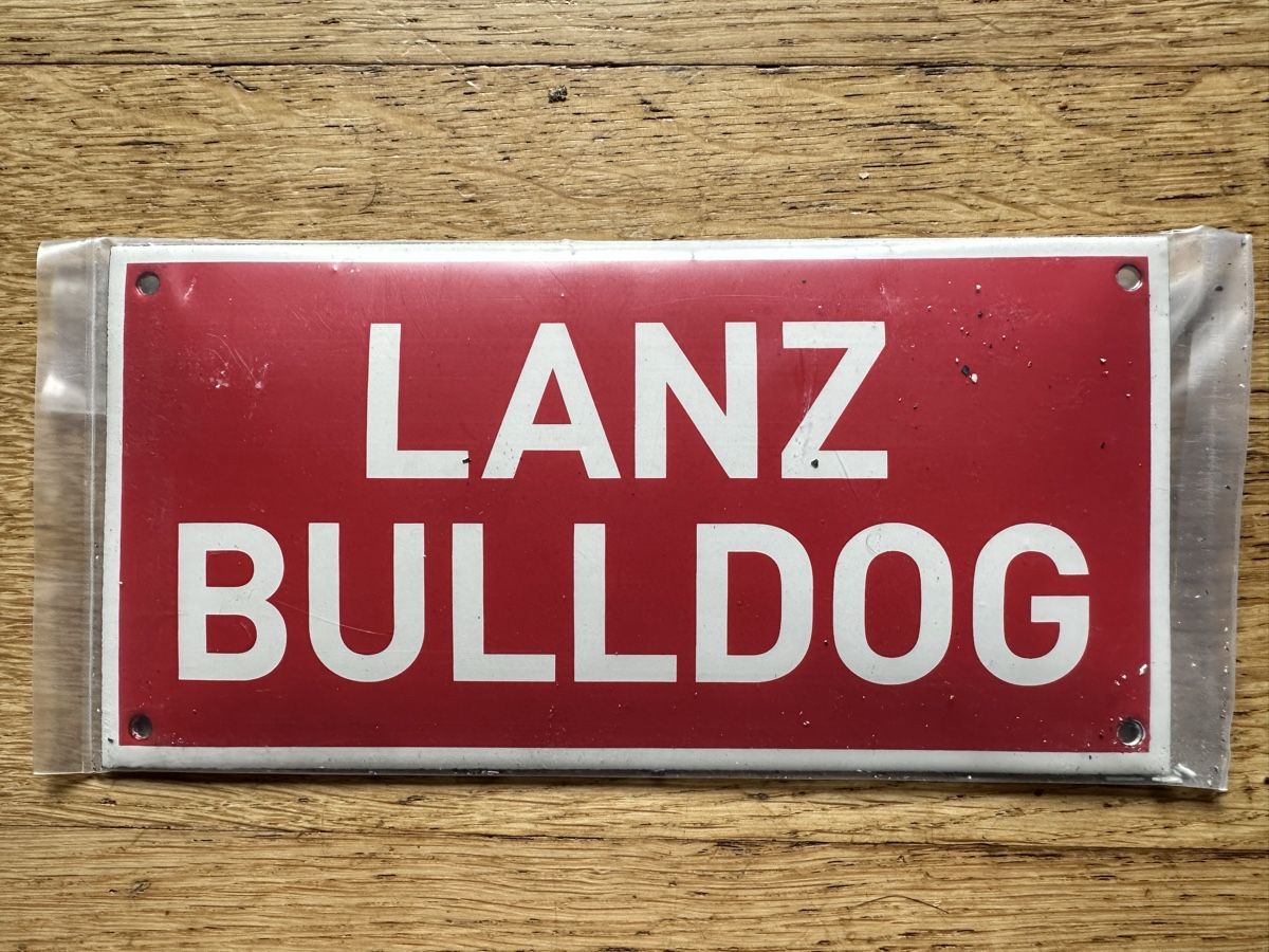 Insegne: Lanz bulldog diesel schlepper Traktor Oldtimer classic – Nuovo (secondo la descrizione) da Reinach AG venduto da rares75