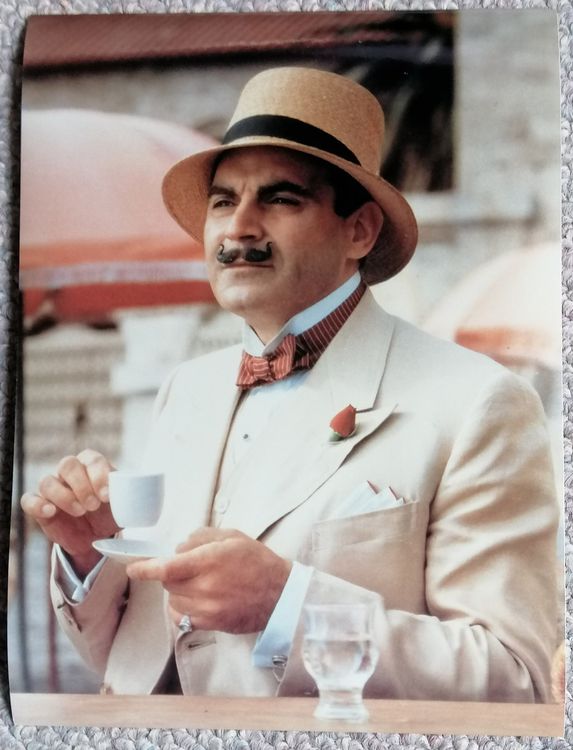 Fotos 5x David Suchet POIROT Agatha Christie (D'occasion) à
